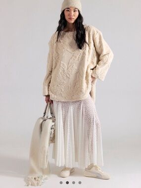 Free People Calla Sherpa Pullover